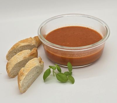 Tomate-Frischkäsesuppe
