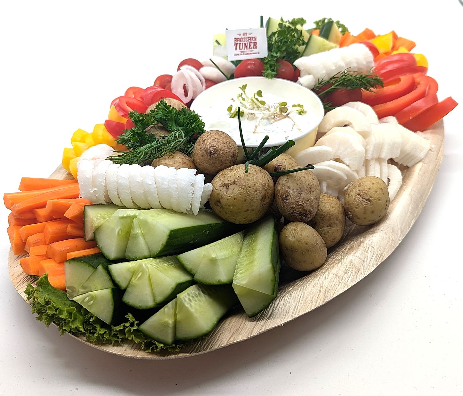 Dip- Gemüse für 10-15 Personen Vegan