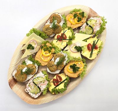 vegane Brötchenplatte "Vespa"
