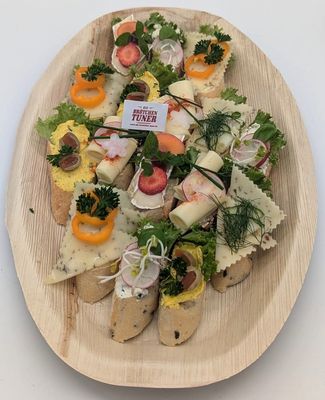 Canapéplatte "veggi"