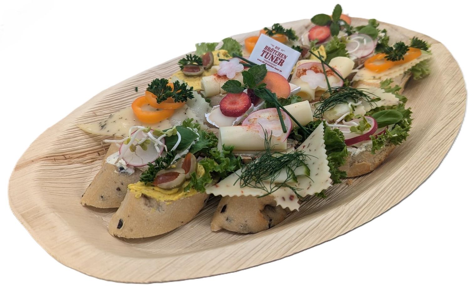 Canapéplatte &quot;veggi&quot;