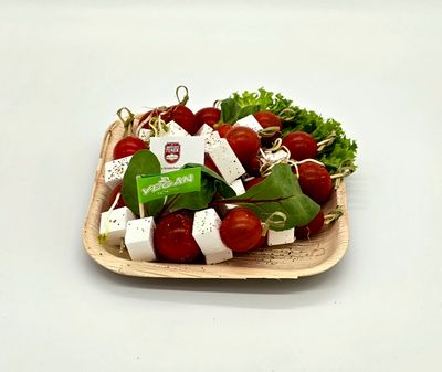 Snackspieße "Hirte-Tomate" vegan