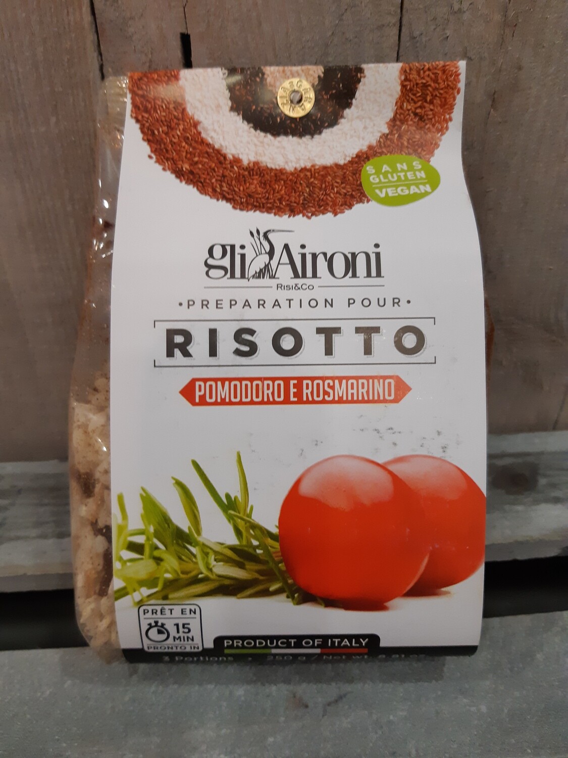 Risotto tomates romarin GLI AIRONI