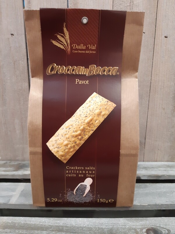 Crackers au pavot CROCCA IN BOCCA