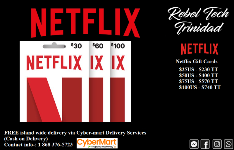 Netflix Gift Cards