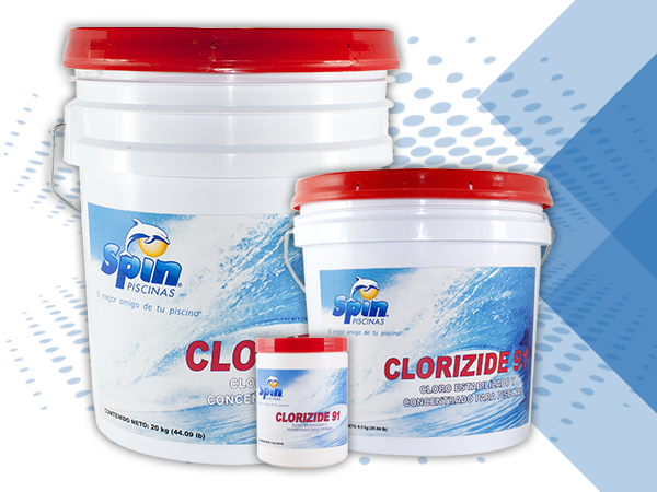 CLORIZIDE 91 TABLETA DE 3" Cubeta de 20 kg