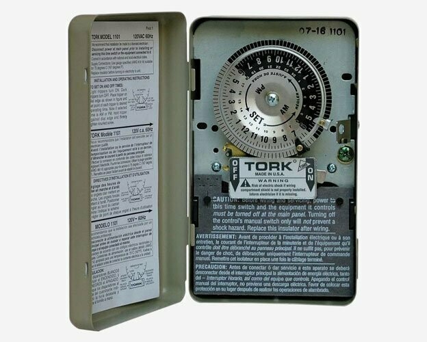 RELOJ / TIMER TORK SENSILLO 110V- 40 AMPS
