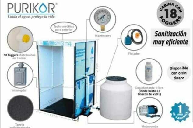 TUNEL SANITIZANTE  PURIKOR MOD 2