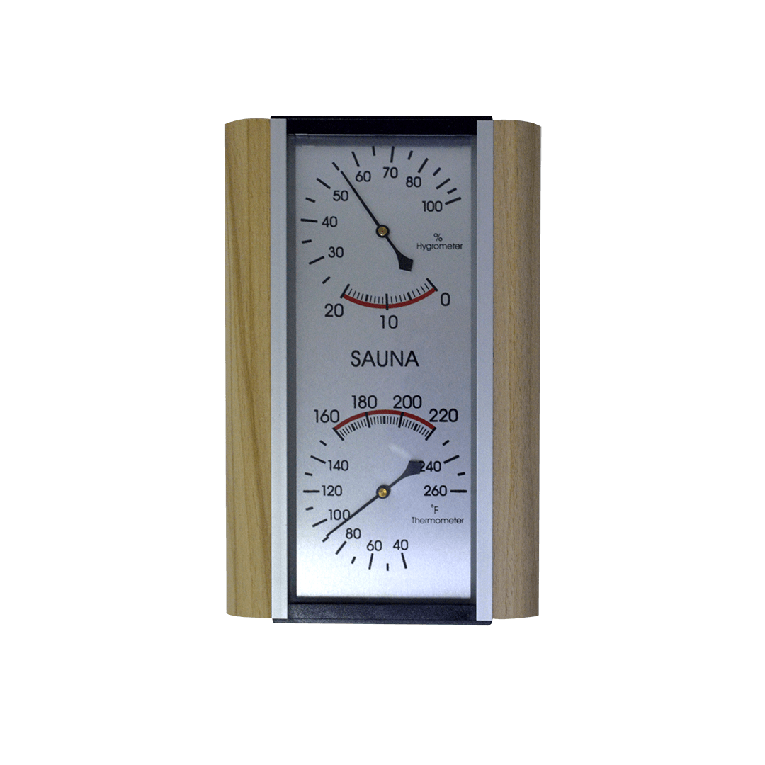 Termómetro e Higrómetro 2-1 para sauna