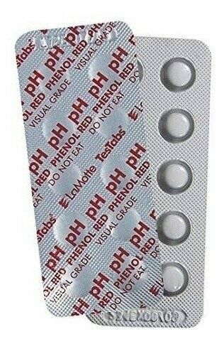 3880A-M COLOR Q PASTILLA ROJO FENOL INSTRUMENTAL MARCA LAMOTE CAJA CON 1000 PASTILLAS
