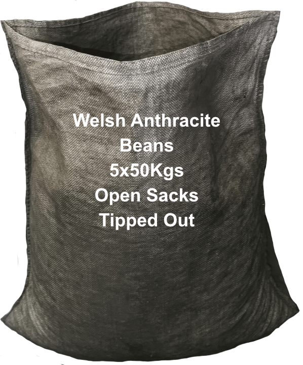 Welsh Anthracite Beans 1/4 Tonne 5x50kgs Open Sacks.