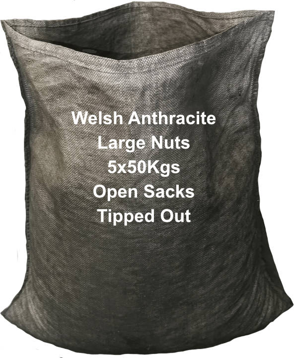 Welsh Anthracite Large Nuts 1/4 Tonne 5x50kgs.