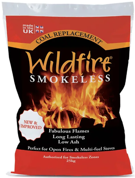 Wildfire Smokeless Coal 1 Ton 40 x 25kg Bags