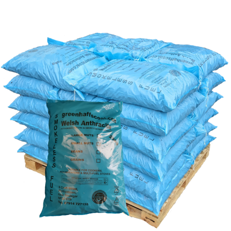 Welsh Anthracite Small Nuts 750kgs 30x25kgs