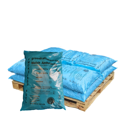 Welsh Anthracite Large Nuts 1/4 Tonne 10x25kgs Welsh Anthracite Large Nuts 1/4 Tonne 10x25kgs