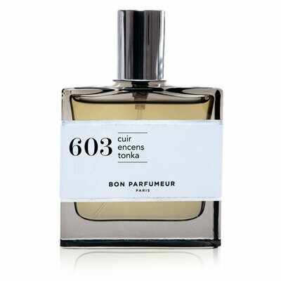 Bon Parfumeur - 603: Leather / Incense / Tonka Eau de Parfum 30ml
Leder, Weihrauch, Tonkobohne