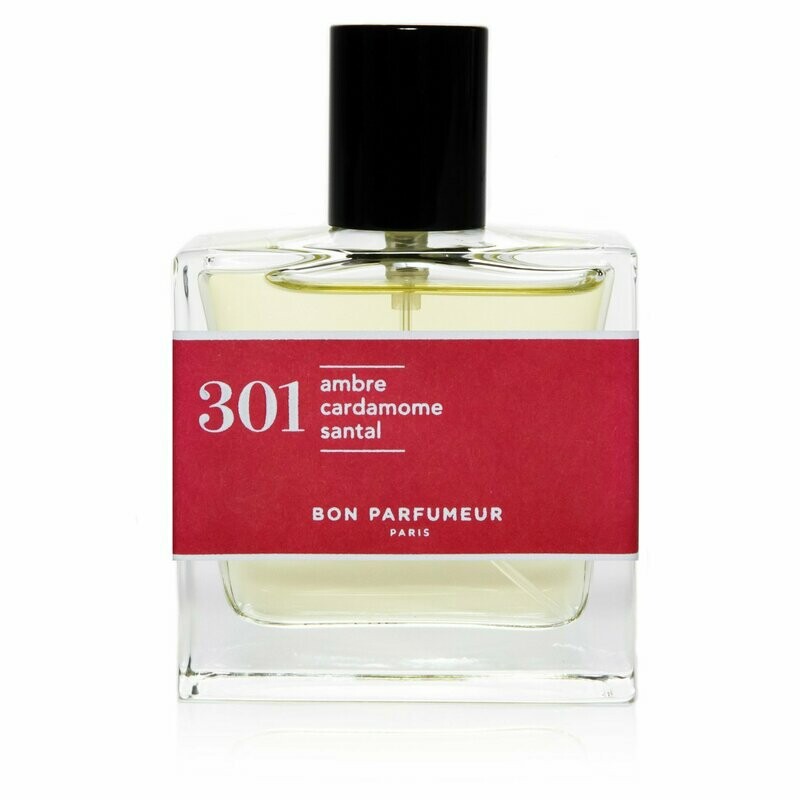 Bon Parfumeur - 301 : Sandalwood / Amber / Cardamom Eau de Parfum 30ml Sandelholz, Amber, Kardamom Bon Parfumeur - 301 : Sandalwood / Amber / Cardamom Eau de Parfum 30ml Sandelholz, Amber, Kardamom