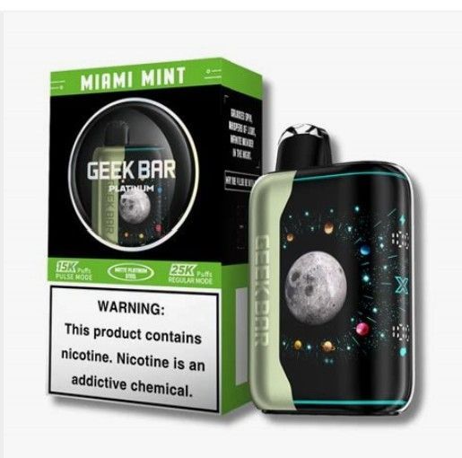 Geek Bar Platinum Miami Mint