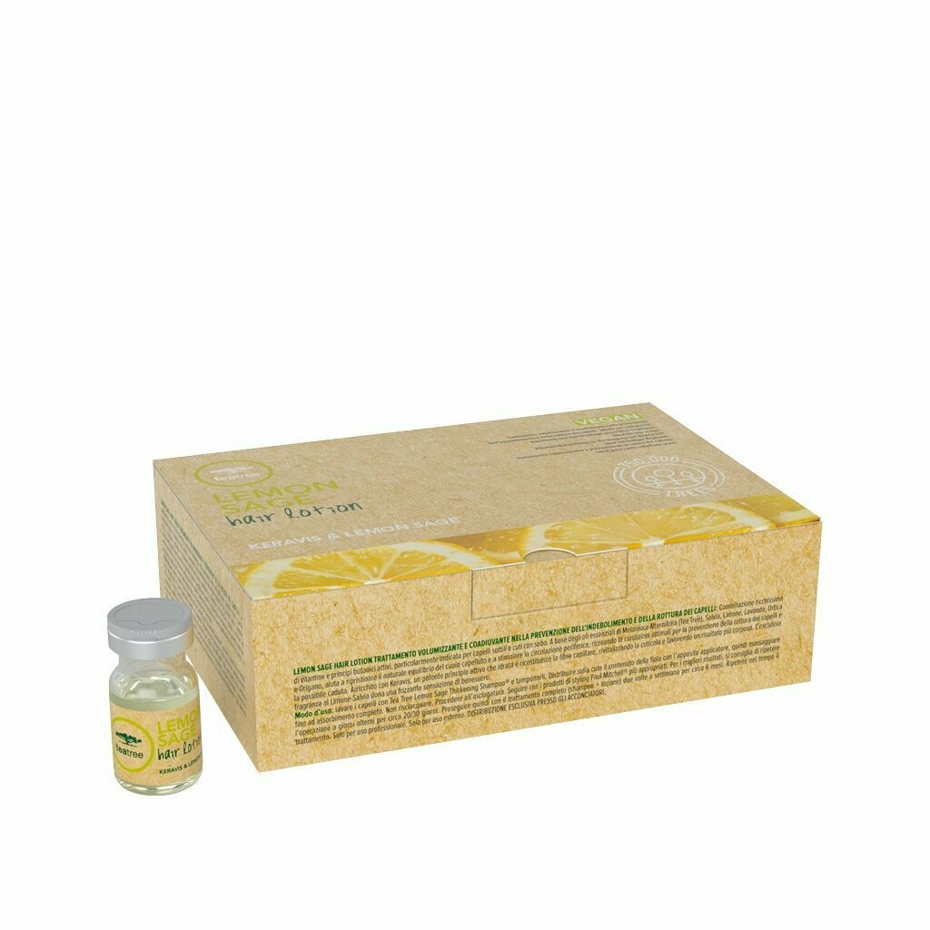 Paul Mitchell TEA TREE LEMON SAGE Hair Lotion Keravis & Lemon Sage 12 x 6 ml