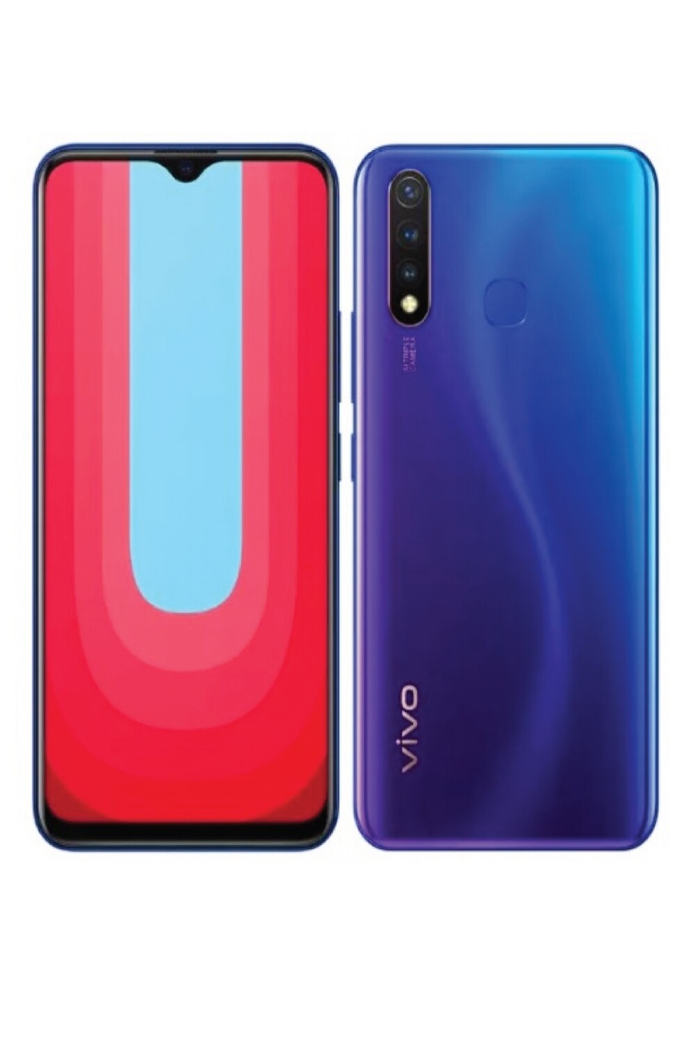 Vivo U20 (Blazing Blue, Snapdragon 675 AIE, 4GB RAM, 64GB Storage)