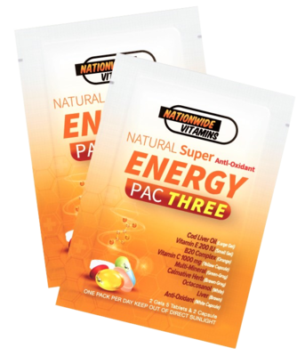 ENERGY PAC THREE (24 Pouches)