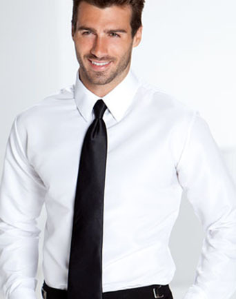 White Non-Pleated Laydown-Flow