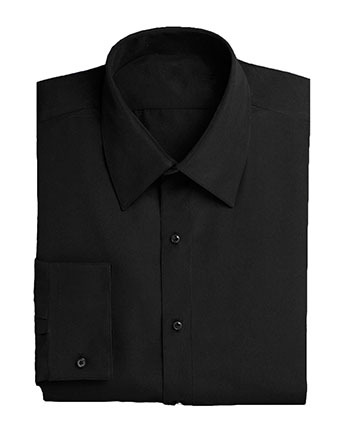 Black Non-Pleated Laydown-Mark of Distinction