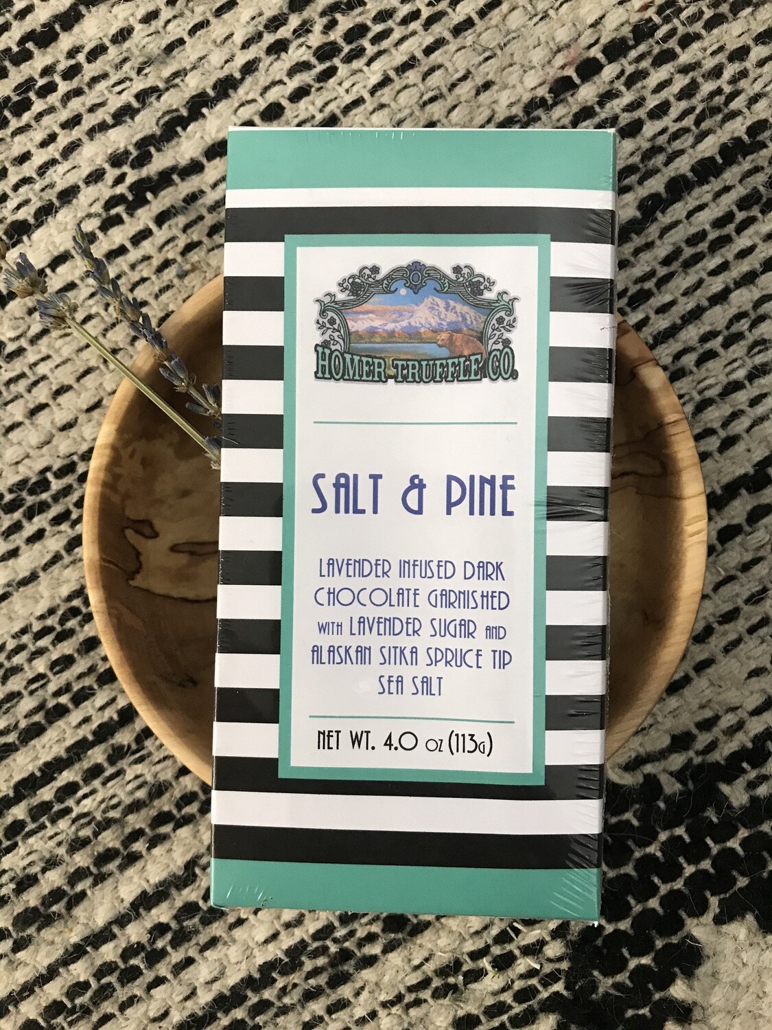 Salt and Pine Chocolate Bar