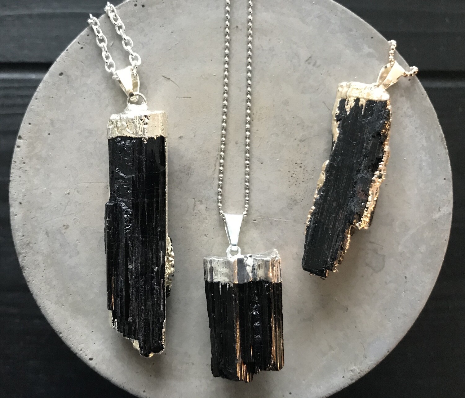 Raw Tourmaline Pendant Raw Tourmaline Pendant