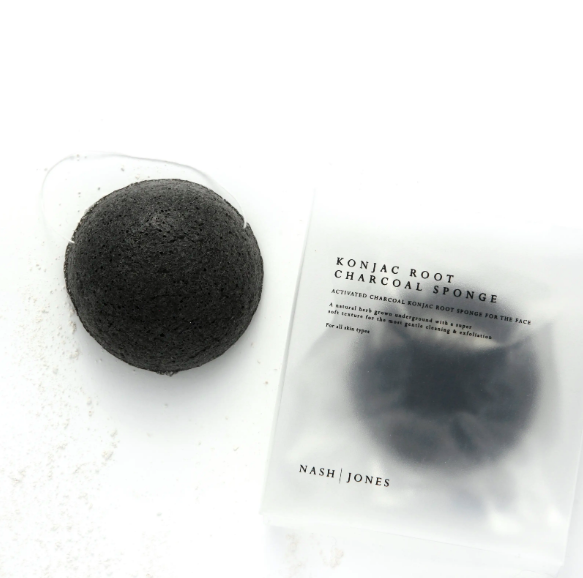 Konjac Face Sponge - Black/Activated Charcoal Konjac Face Sponge - Black/Activated Charcoal