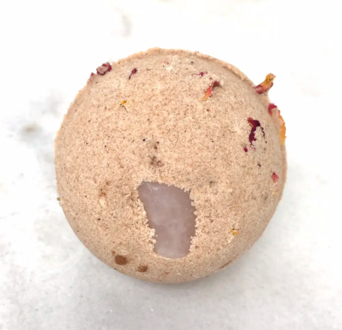 Rose Cocoa Cardamom Bath Ball Rose Cocoa Cardamom Bath Ball