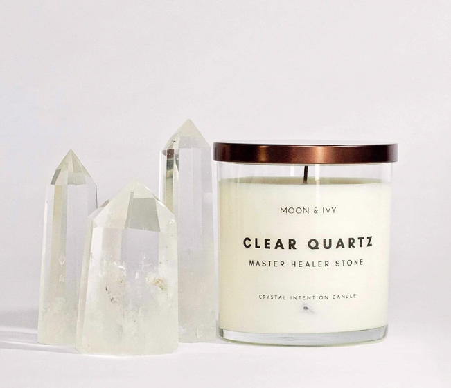 Clear Quartz Candle Clear Quartz Candle