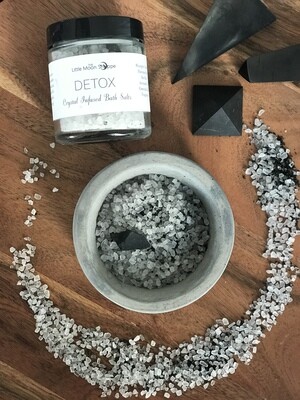 Detox Shungite-Infused Bath Salt/Body Scrub