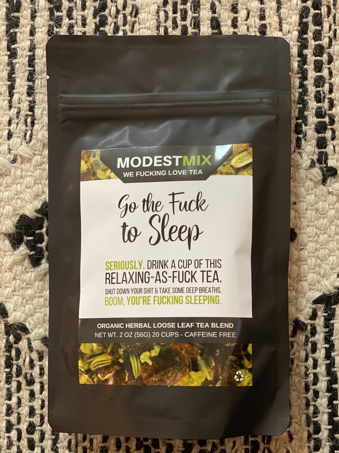 Go the F**k to Sleep Organic Herbal Loose Leaf Tea Blend
