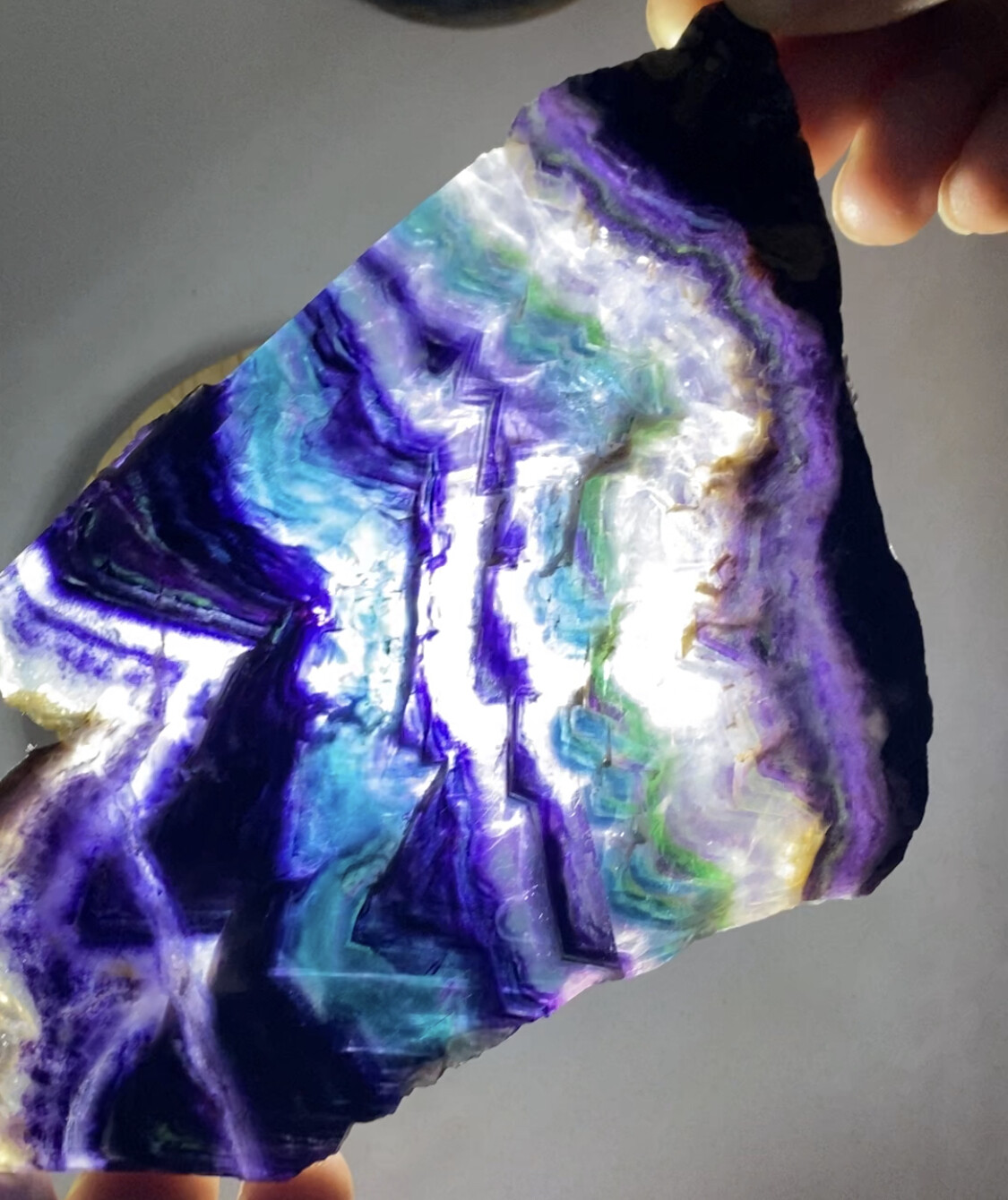 Rainbow Fluorite Slab Rainbow Fluorite Slab