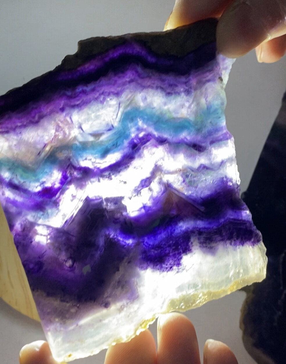 Rainbow Fluorite Slab Rainbow Fluorite Slab