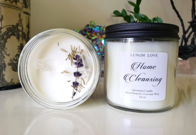 Home Cleansing Intention (Coconut Wax) Candle