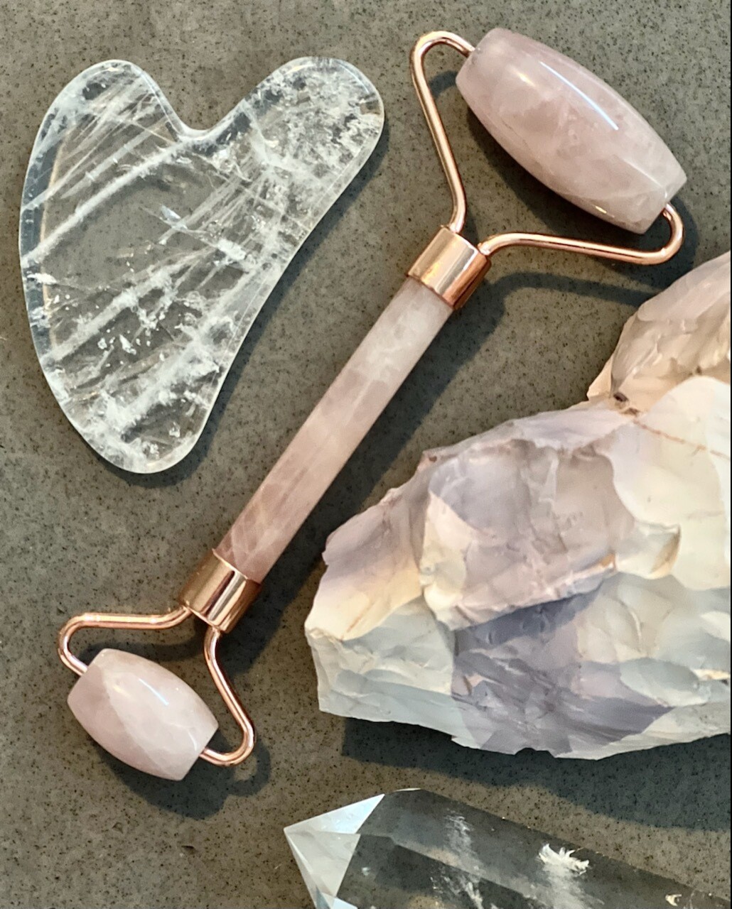 Clear Quartz Gua Sha