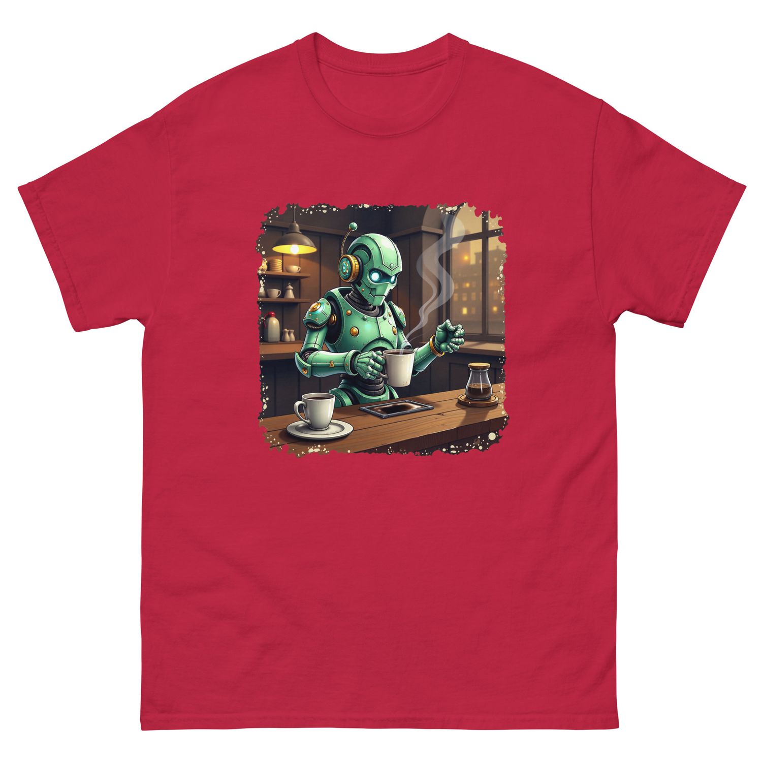 Unisex classic tee Robot Barista