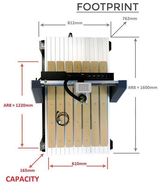 Axiom AR8 Pro+ CNC Router