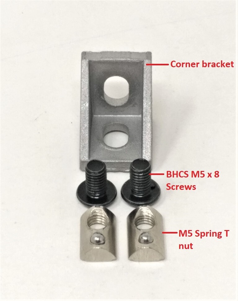 Corner Bracket for 20 Series V/T Slot