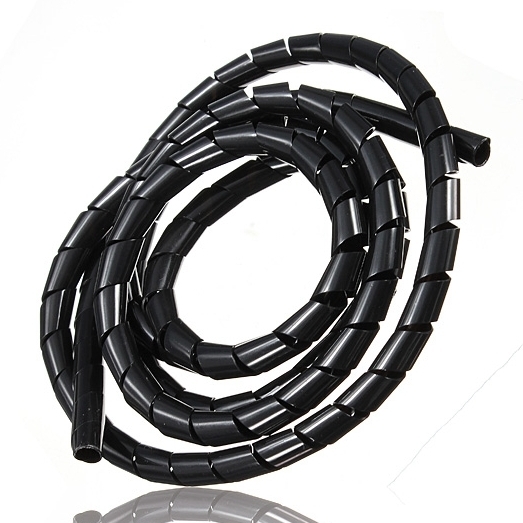 Spiral Wrap (Black,6mm)