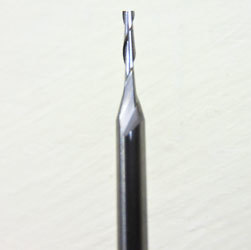Fish Tail Spiral , 2 Flute, 1.5mm CED