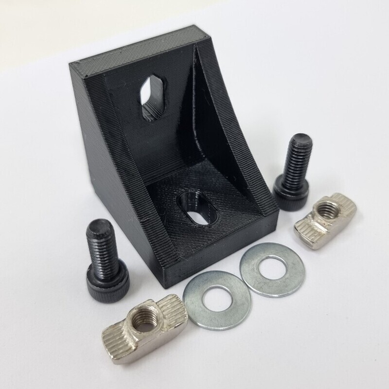 3D Printed Corner Bracket Set for 40 Series Aluminium Extrusions