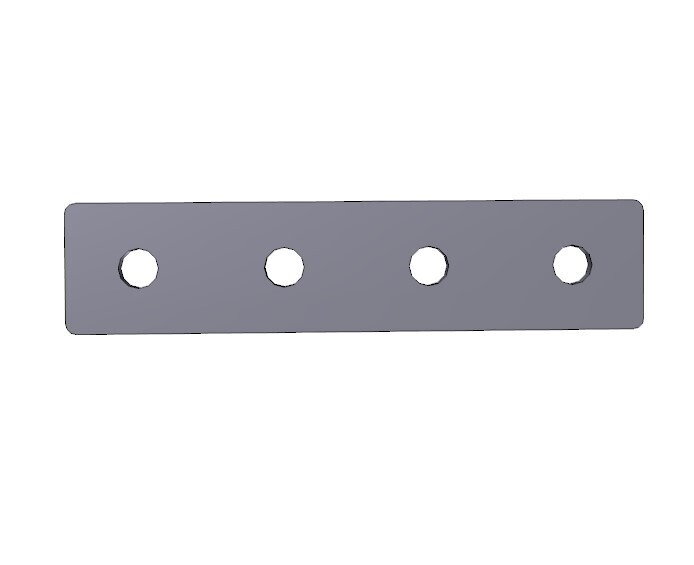 Sheet Metal 4 Hole Joining Plate For 20 Series