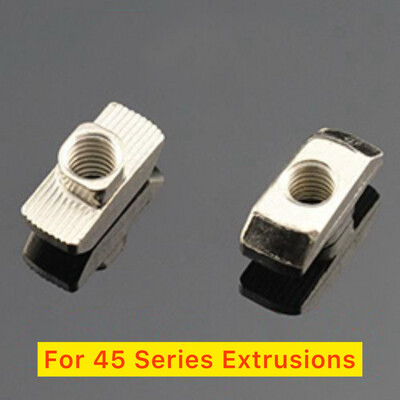 Drop In T Nut for 45 Series Aluminium Extrusions