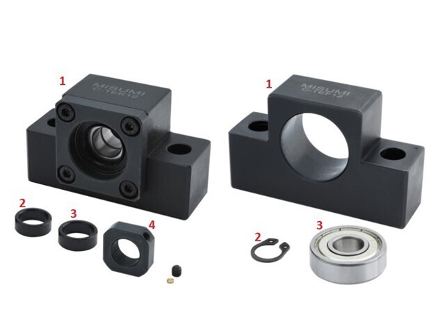 Support Unit Set For Ball Screws