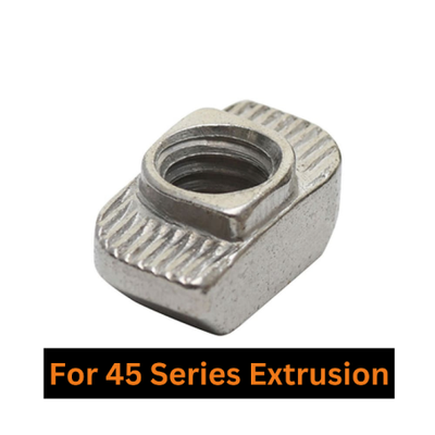 Drop In T Nut for 45 Series Aluminium Extrusions