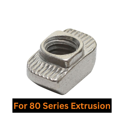 Drop In T Nut for 80 Series Aluminium Extrusions