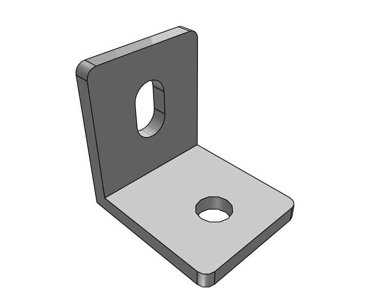 L Shape Bracket For 30 Series T Slot Extrusions